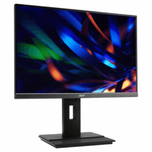 Acer B246HYLBymiprx dunkelgrau 23,8 Zoll Full HD 1920x1080 DisplayPort HDMI VGA Höhenverstellbar UM.QB6EE.A05