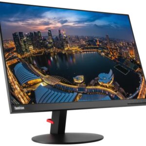 Lenovo ThinkVision T24d-10 schwarz 24 Zoll WUXGA 1920x1200 HDMI DisplayPort VGA Höhenverstellbar