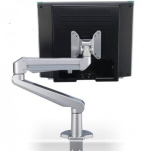 MSA-1 Monitorschwenkarm High Quality, Aluminium silbergrau, inkl. Tischbefestigung